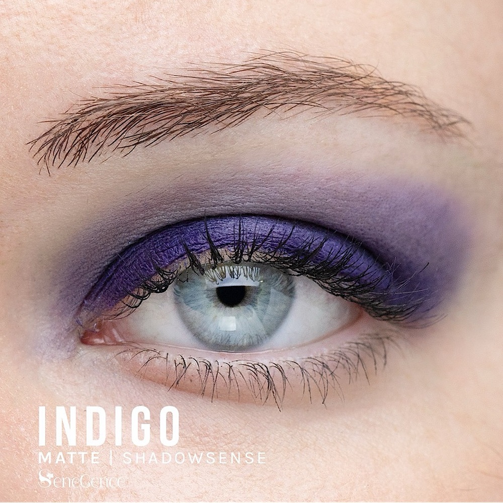 Shadowsense Indigo NEW Matte Navy Purple Long Lasting Cream to Powder Eyeshadow